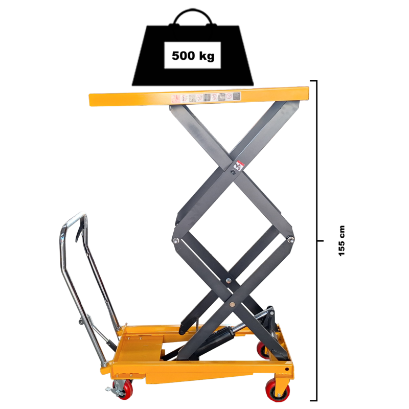 Mesa Elevadora Doble Tijera 500 Kg Everforce