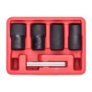 Set de vasos TWIST de 1/2 ” para extraccion de tuercas/tornillos seguridad VT01846