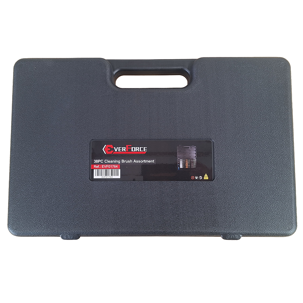 Estuche Cepillos Metálicos y Plásticos Everforce EVF01764 | Taller Mecánico - Imagen 2