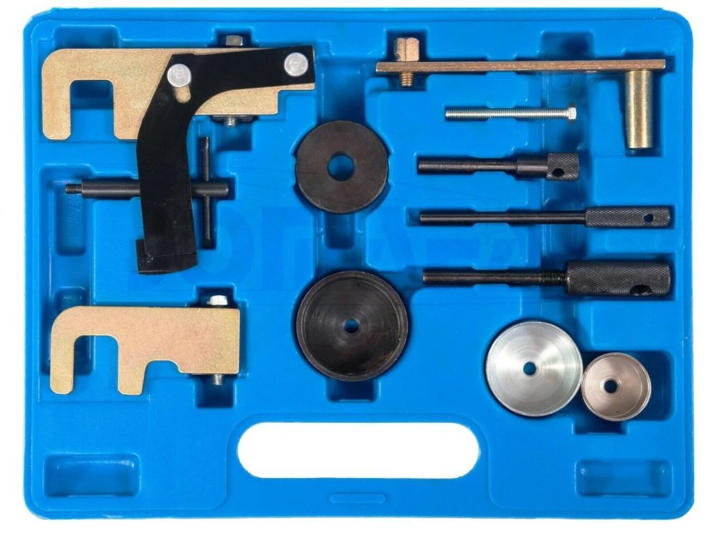 Kit Messa In Fase Motore Diesel Compatibile Renault Nissan Opel 1.5 1.9 2.2 2.5 DCI DTI (codici K9K, F9Q, G9T, G9U) - Strumenti Per Bloccaggio Albero A Camme E Pompa Iniezione