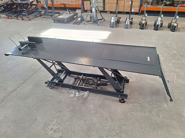 Elevador Hidráulico de Motos – Camilla XL 220x68 cm | Capacidad 450 kg - Imagen 2