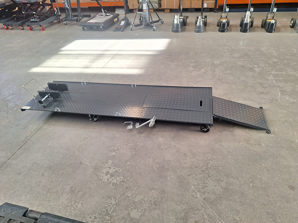 Elevador Hidráulico de Motos – Camilla XL 220x68 cm | Capacidad 450 kg - Imagen 4