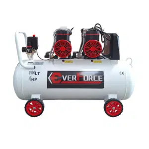 Compresor silencioso 100 Litros  4HP | 500L/min | Sin aceite para talleres