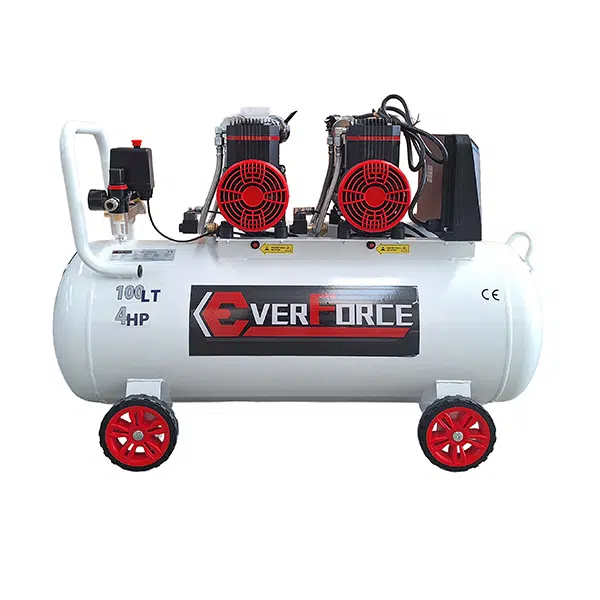Compresor silencioso 100 Litros  Everforce EVF SIL4HP100