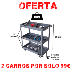 carro 3 niveles camarera