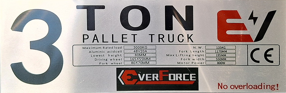 Transpaleta Eléctrica 3 Toneladas | Potente, Rápida y Profesional - Imagen 4