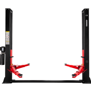 elevador dos columnas desbloqueo de seguridad manual